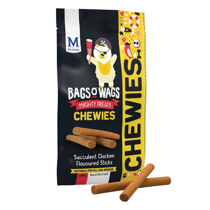 Bags O' Wags Chewies Chicken Sticks 120g