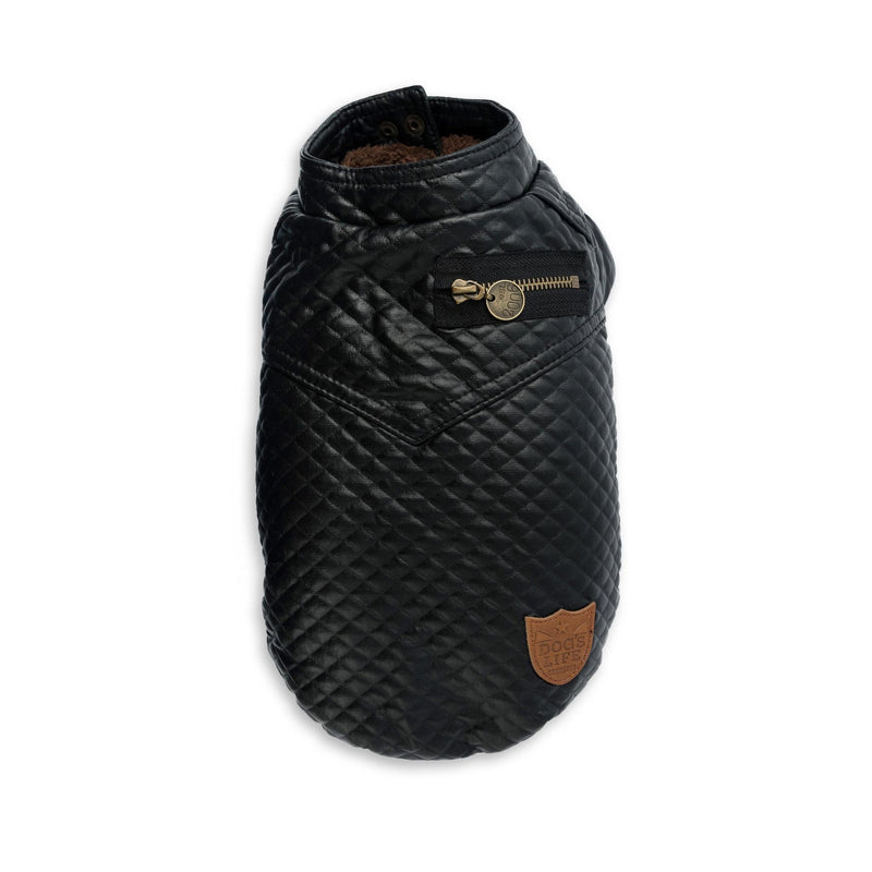 DL Clothing - Gangster Faux Leather Biker Jacket