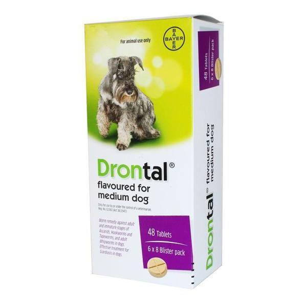 Drontal Dog Dewormer Medium Flavoured - DISCONTINUED