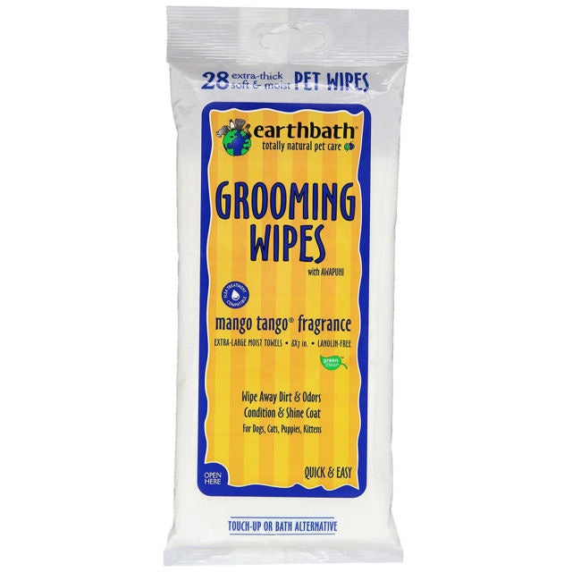 Earthbath Grooming Wipes - Mango Tango