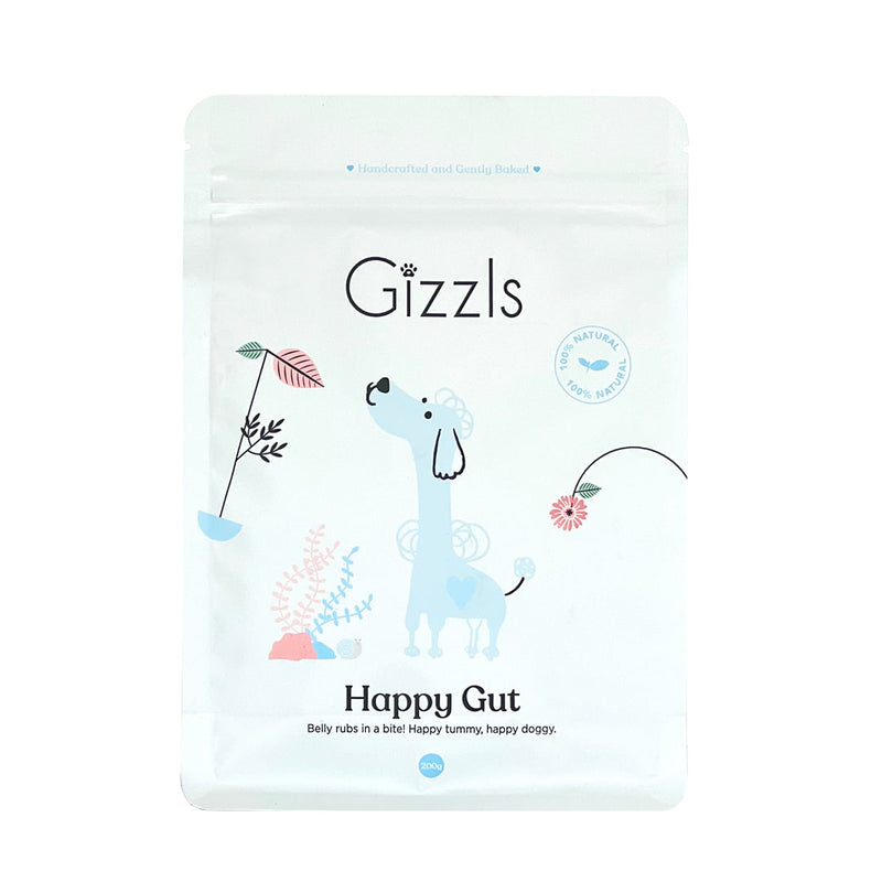 Gizzl's Everyday Dog Treats - Happy Gut (200g)
