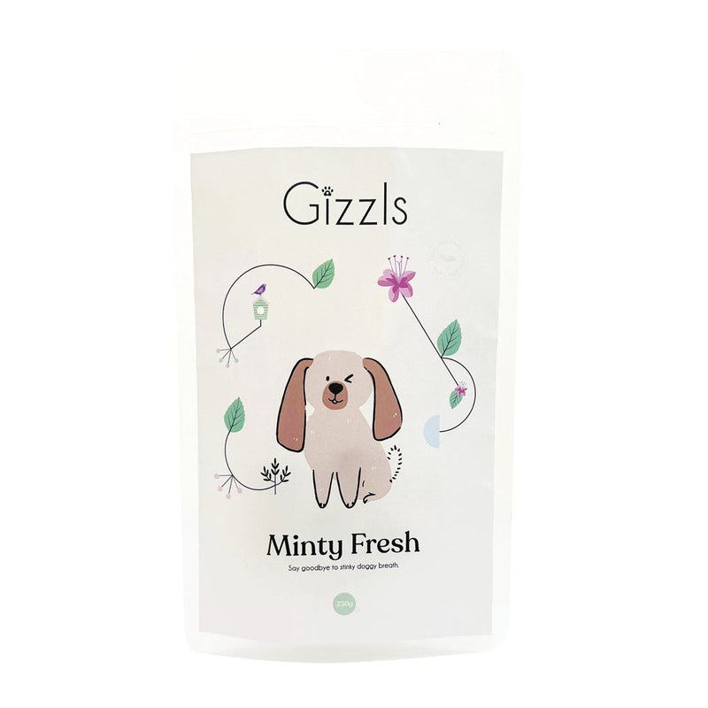 Gizzls Everyday Dog Treats - Minty Fresh (200g)
