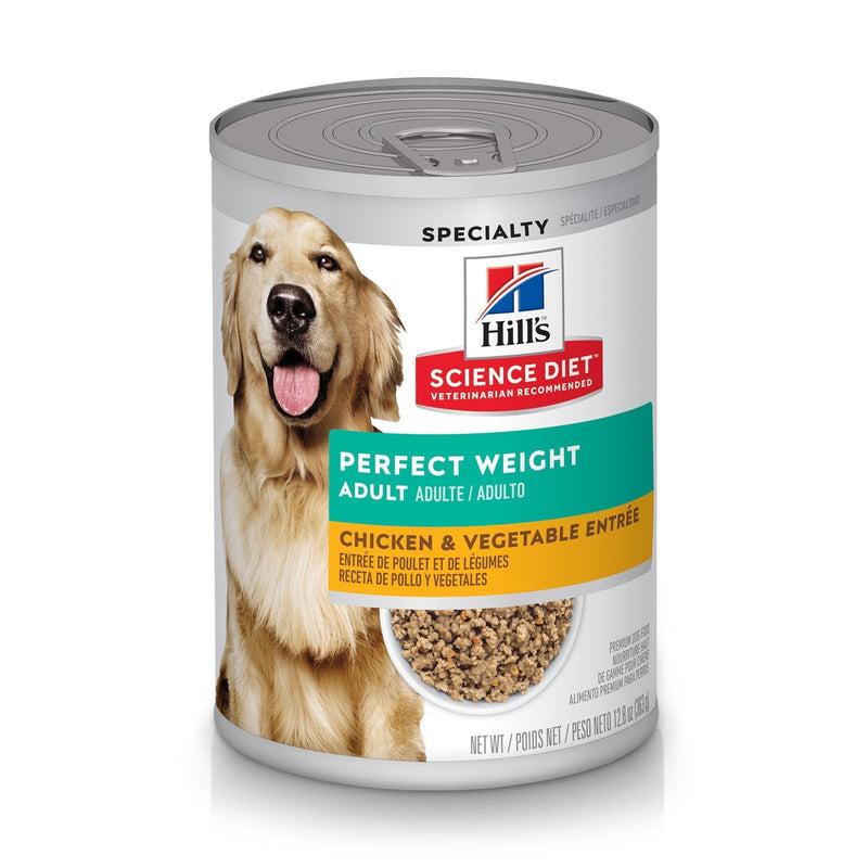 Hill's Adult 1+ Perfect Weight Can 354g - Vegetable & Chicken Stew