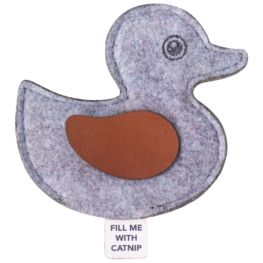 Huntlea Refillable Cat Toy Felt Duck