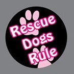 _Instant Tag - Rescue Dogs Rule (Pink) - (D)