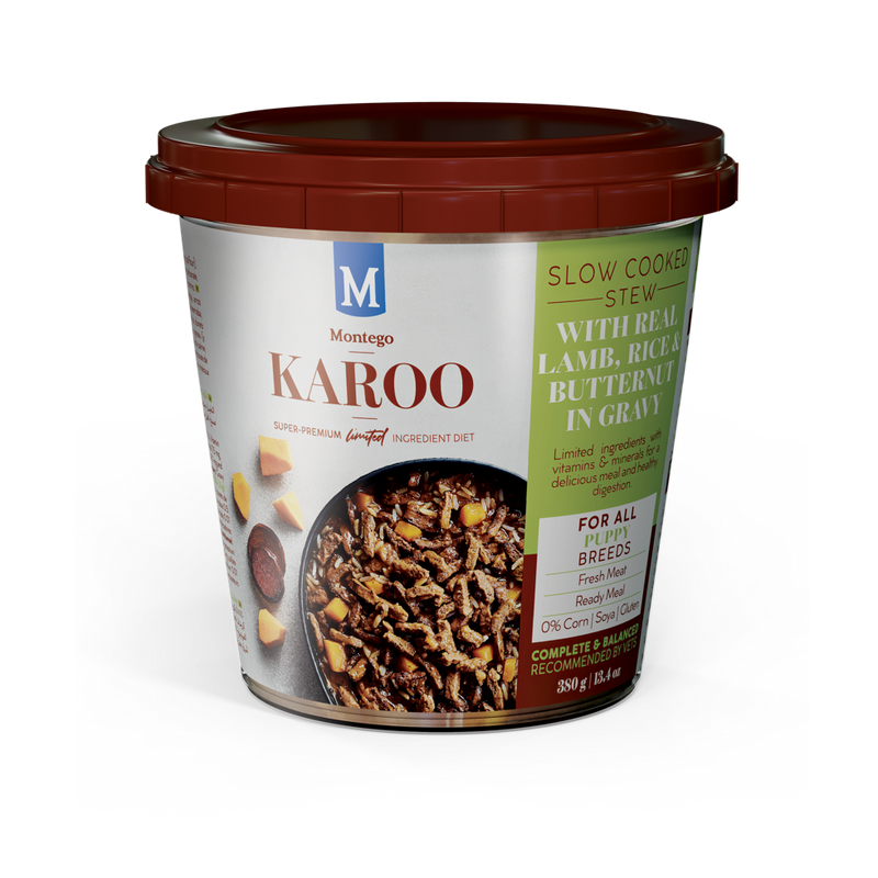 Karoo Wet Food Tub Bulk - Puppy 380gx12