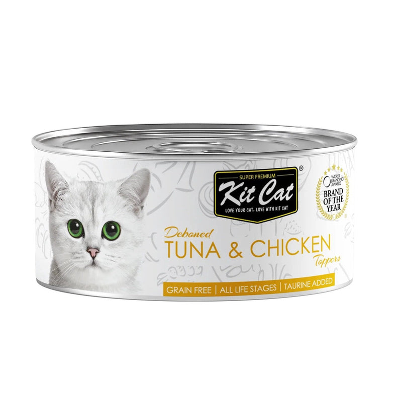 Kit Cat Toppers Deboned Tuna & Chicken 80g Tin