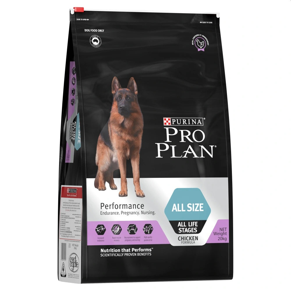 Purina Pro Plan Adult Dry Dog Food - For Performance All size and lifestages - Chicken
