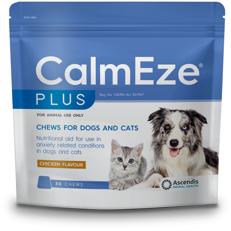CalmEze Plus Chews for Dogs & Cats - Bag of 30