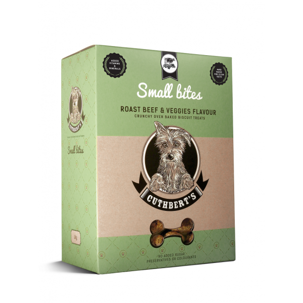 Cuthbert's Dog Biscuits - Roast Beef & Veggie - Small Bites