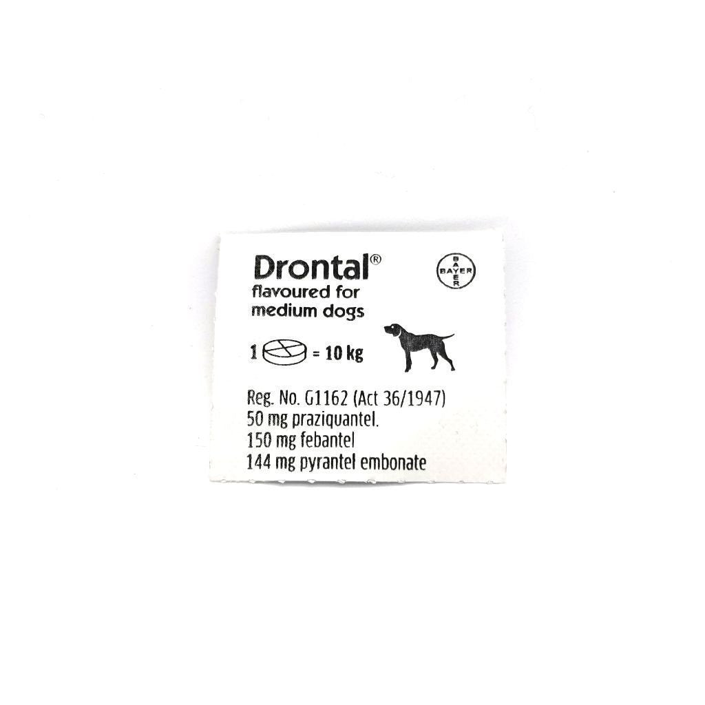 Drontal Dog Dewormer Medium Flavoured (Single)