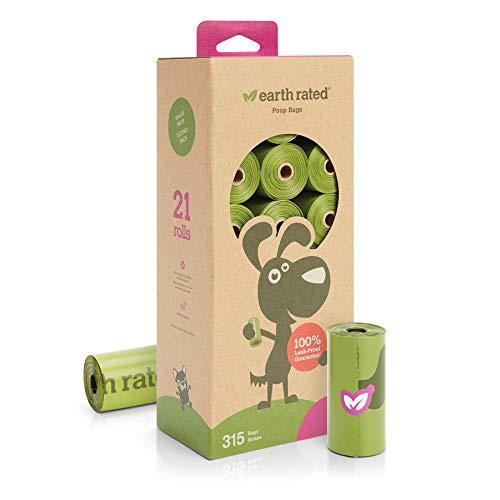 Earth Rated 315 Count Lavender Scented Degradable Bags Bulk 21 Refill Rolls