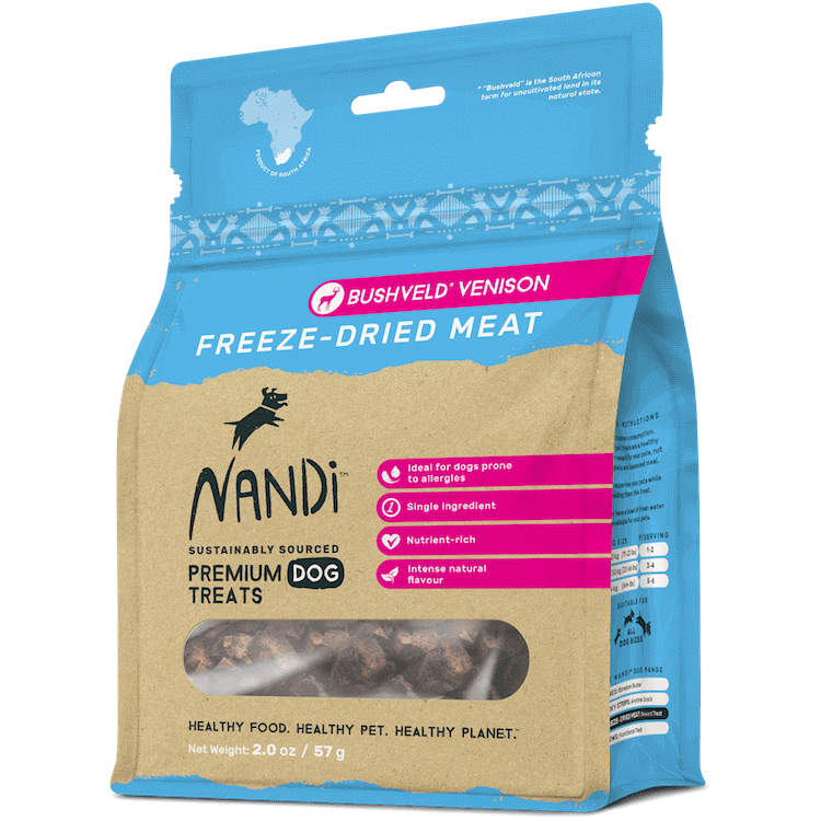Nandi Freeze Dried Treats -Bushveld Venison