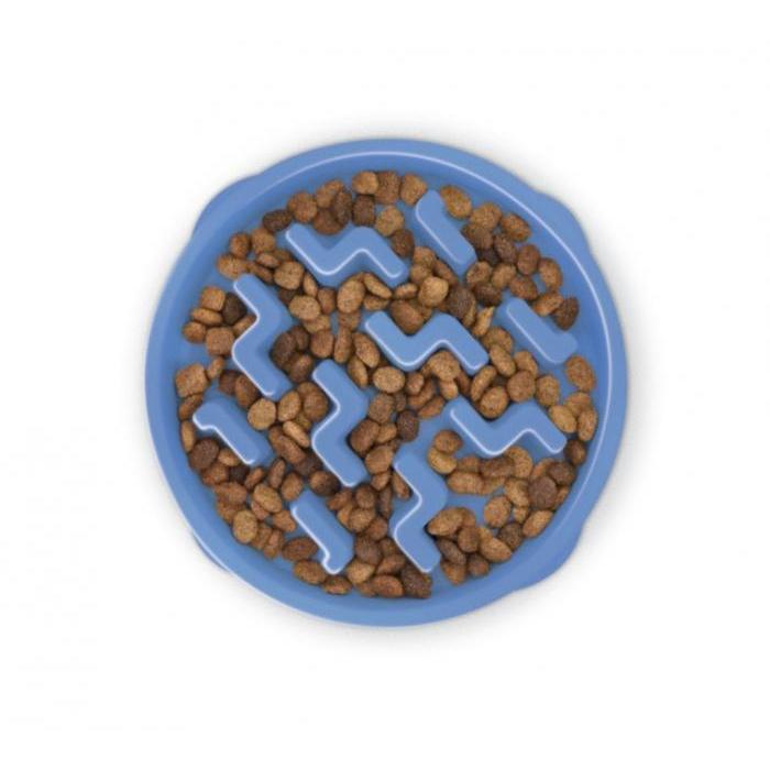 Outward Hound Fun Feeder Blue