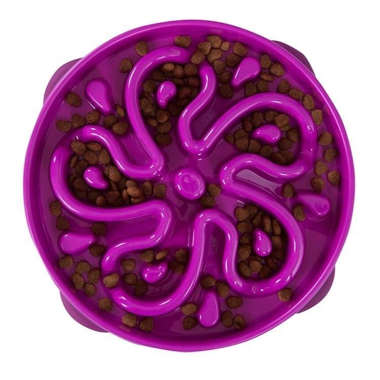 Outward Hound Fun Feeder Purple