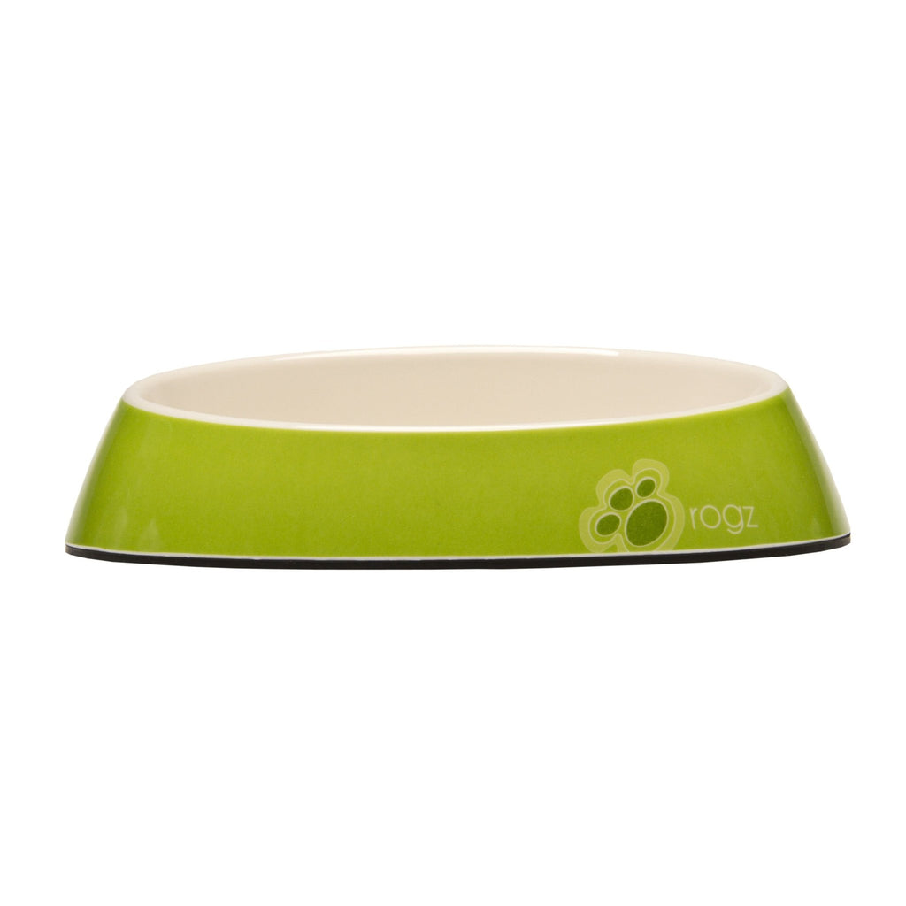Rogz Fishcake Melamine Bowl - Lime Paw