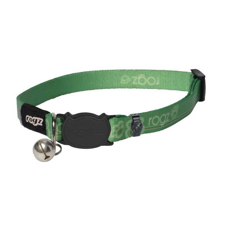 Rogz Kiddycat Collar - Lime Paws