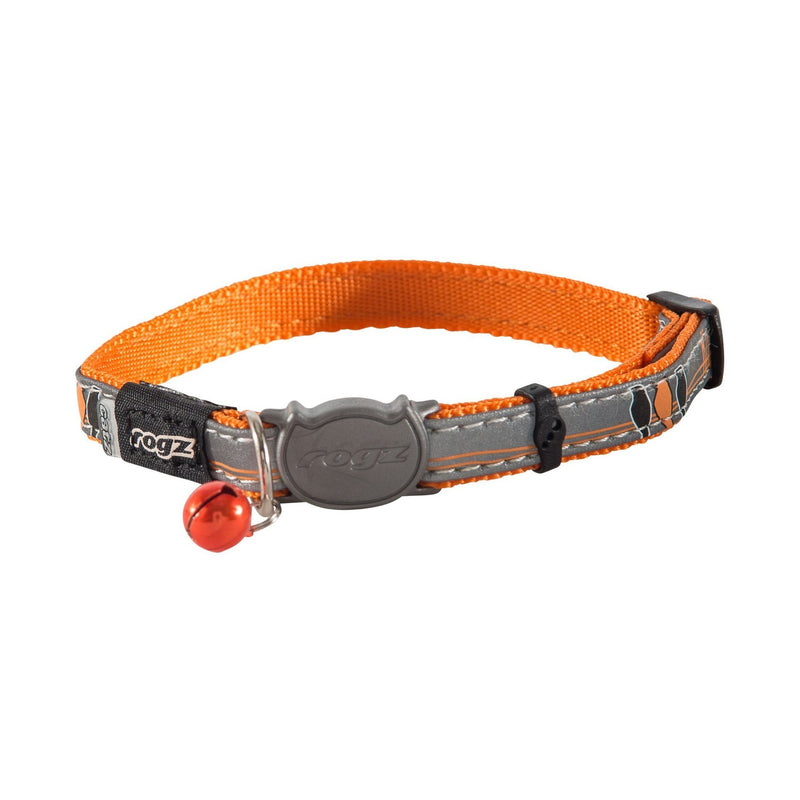 Rogz Nightcat Collar - Orange