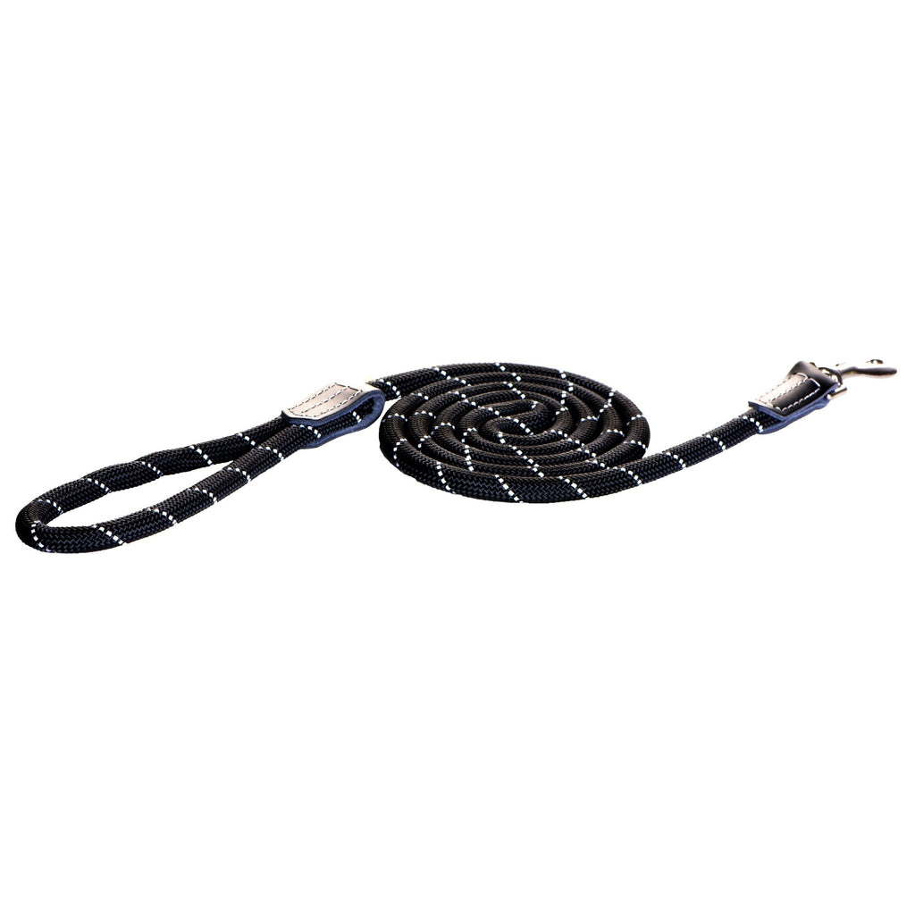 Rogz Rope Lead Fixed - Black