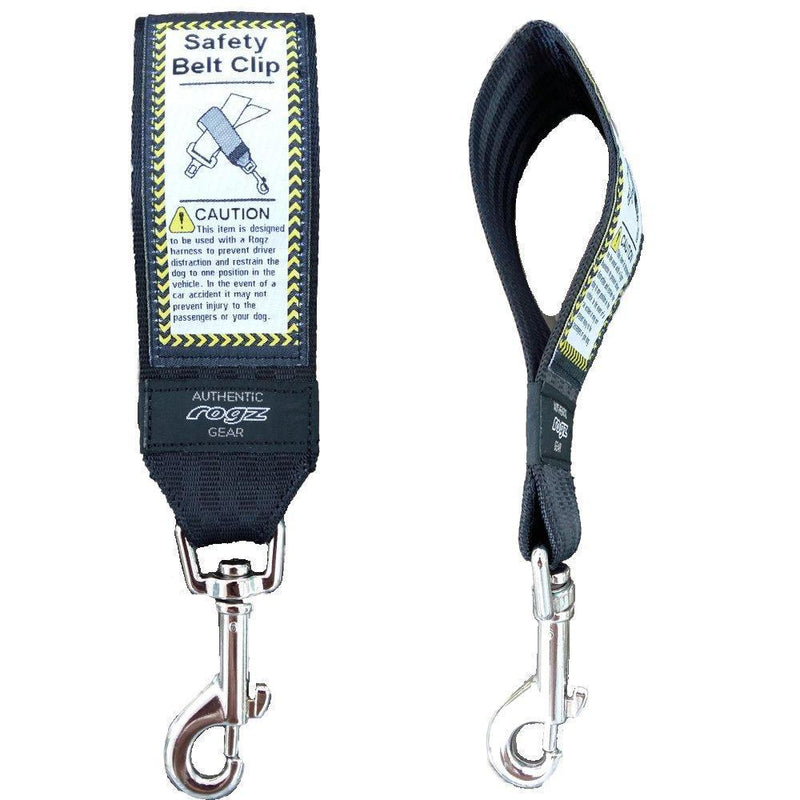 Rogz Safety Belt Clip - Black