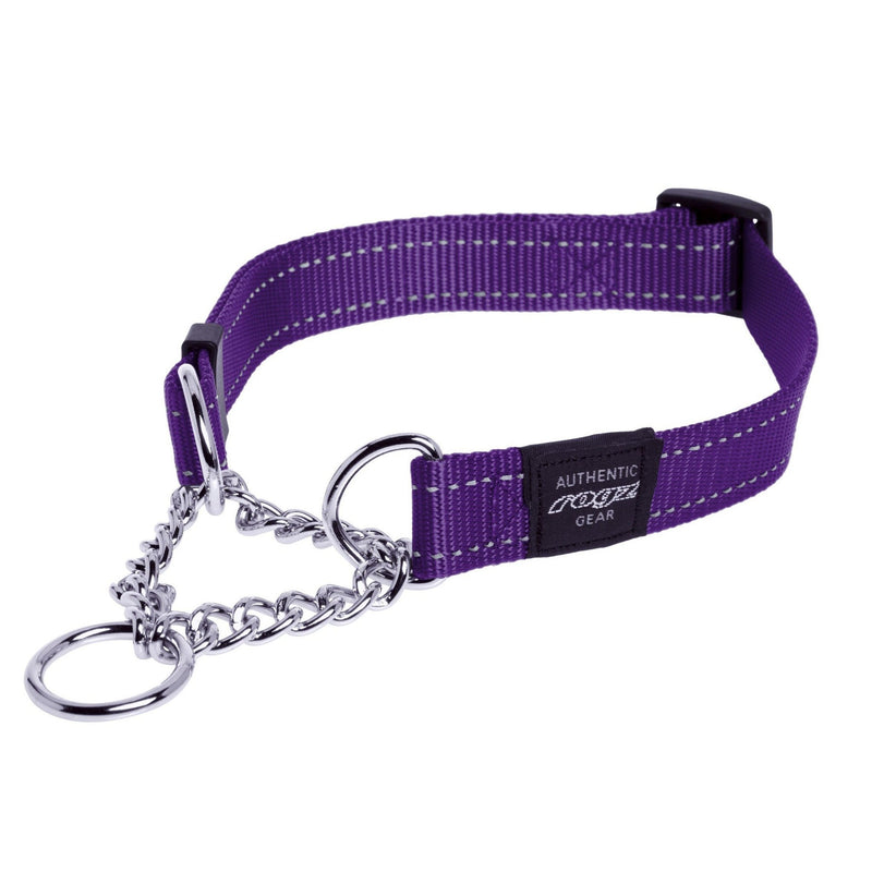 Rogz Utility Obedience Half-Check - Purple