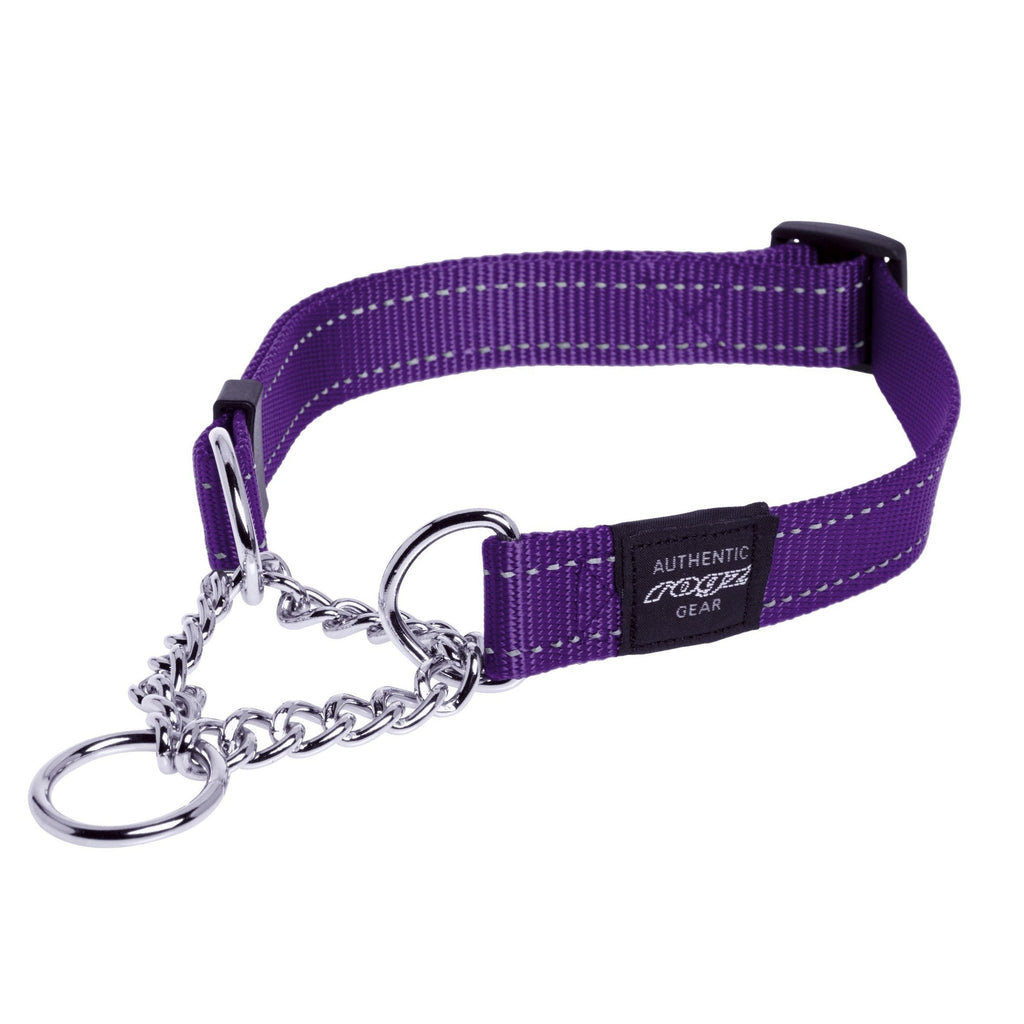Rogz Utility Obedience Half-Check - Purple