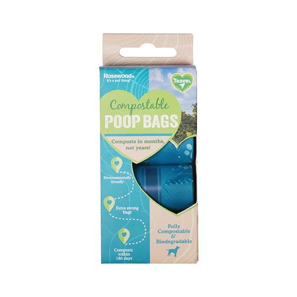 Rosewood Compostable Dog Poop Bag 15 x 4