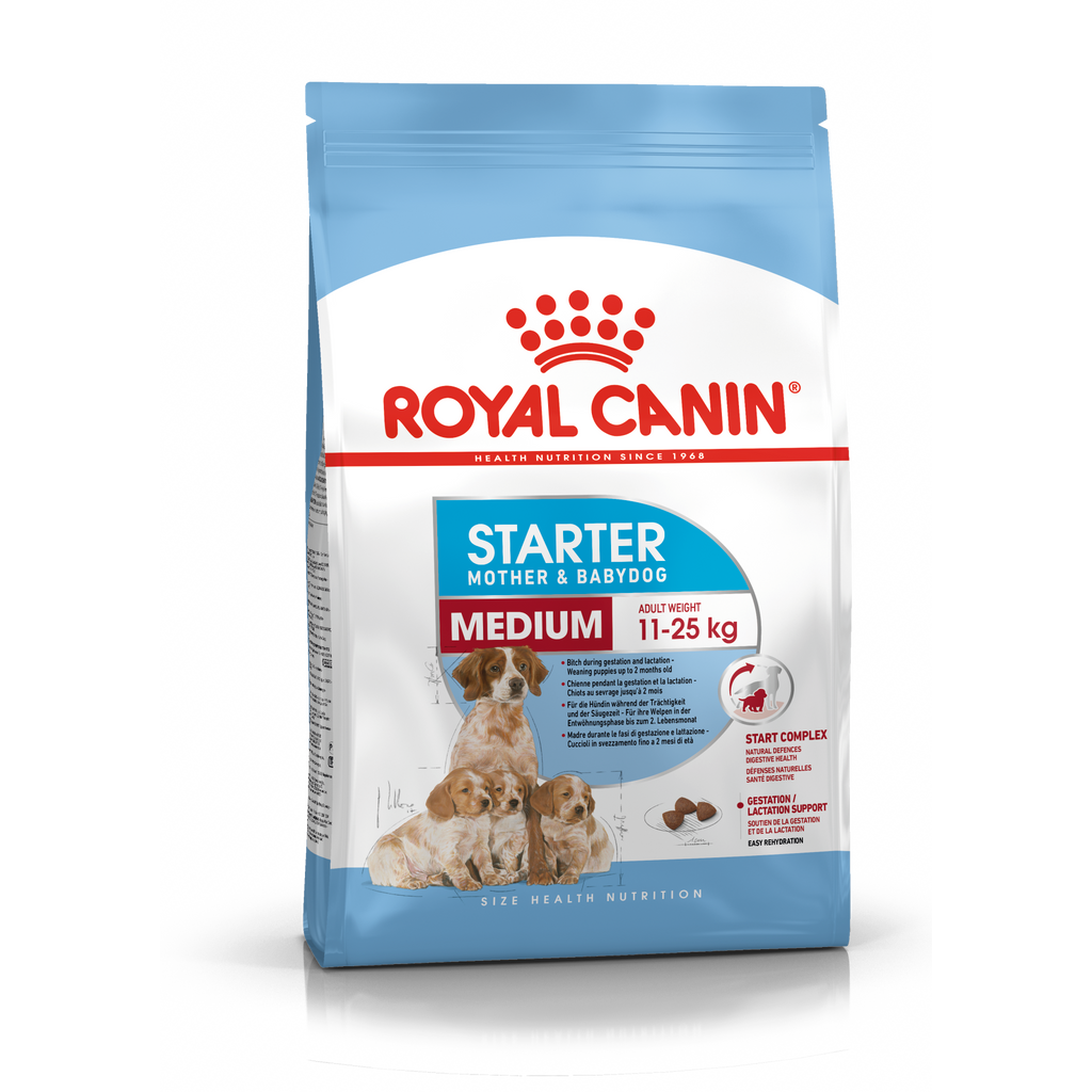 Royal Canin Size Health Dog Food - Medium Starter Mother & Baby Dog