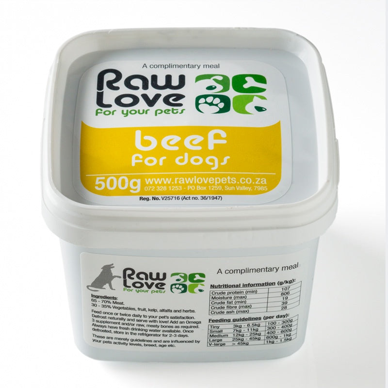 Raw Love Canine Beef