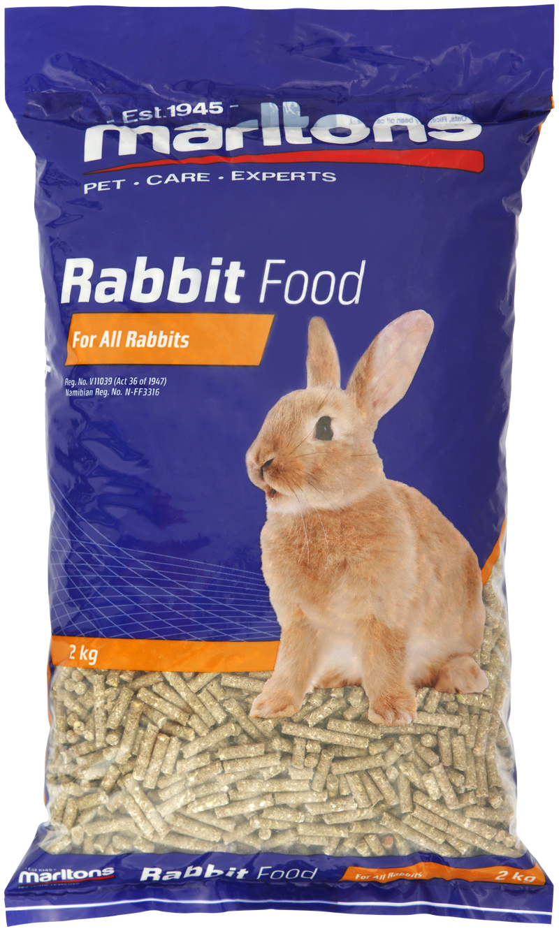 Marltons Rabbit Pellets 2kg (Pack of 5)