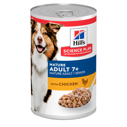Hill's Mature Adult 7+ Mousse Chicken Small/Mini Cans 200g