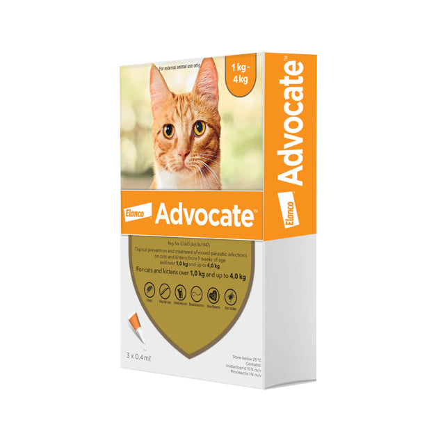 Advocate Cats 1- 4kg Orange (Box of 3)