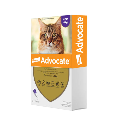 Advocate Cats 4kg-8kg Purple (Box of 3)