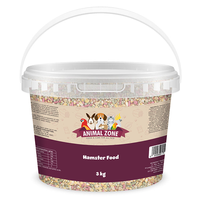 Animalzone Hamster Food - 3kg Tub