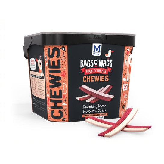 Bags O' Wags Chewies Bacon Strips 1.5kg Single
