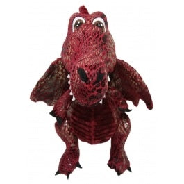 BestPet Squeaky the Dino - Fire Dragon Plush