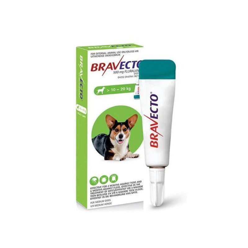 Bravecto Spot On For Medium Dogs (10kg-20kg)