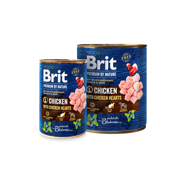 Brit Premium Dog Chicken with Hearts - Wet Dog Food