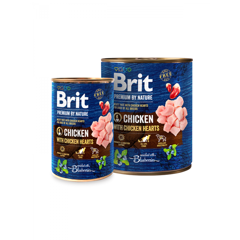 Brit Premium Dog Chicken with Hearts - Wet Dog Food
