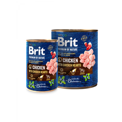 Brit Premium Dog Chicken with Hearts - Wet Dog Food