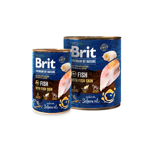 Brit Premium Dog Fish with Fish Skin - Wet Dog Food