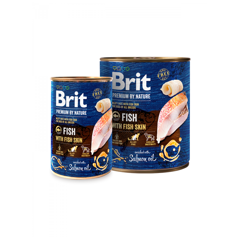 Brit Premium Dog Fish with Fish Skin - Wet Dog Food