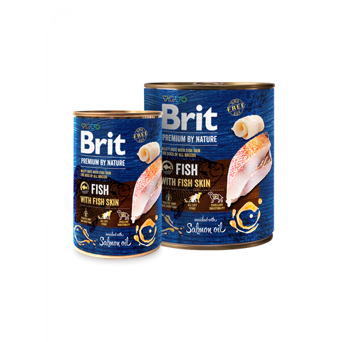 Brit Premium Dog Fish with Fish Skin - Wet Dog Food