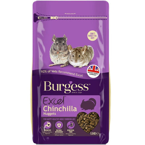Burgess Excel Chinchilla Nuggets with Mint