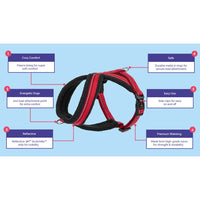 COA Halti Comfy Fleece-Lined Harness - Red