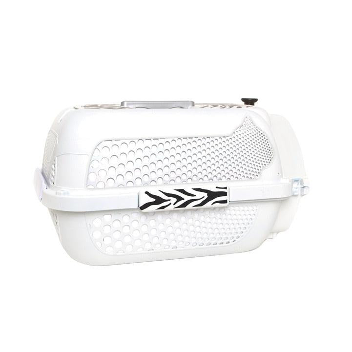 Catit Voyageur (White with Tiger Stripes, Medium)