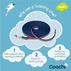 Coachi Training Line - Navy & Coral - 10m