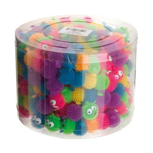 Comfy Gelly Caterpillar Cat Toys - (Tub 60Pcs Approx)