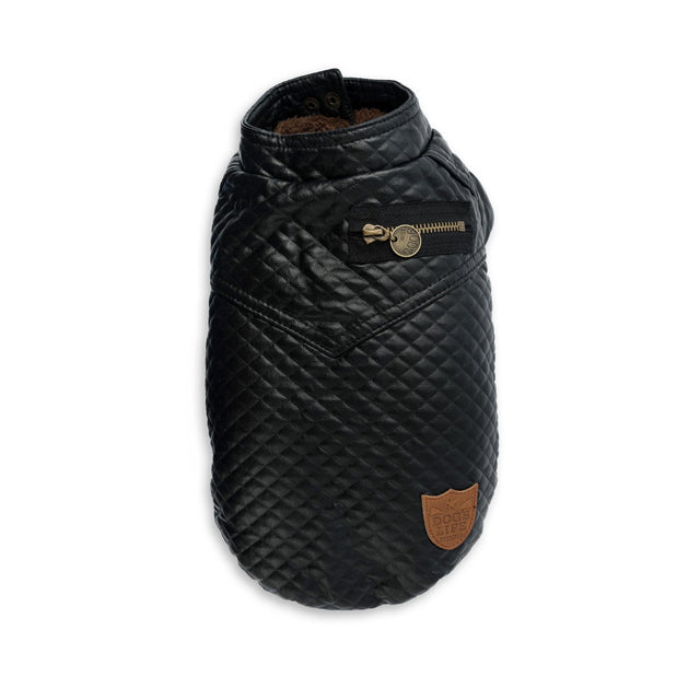 DL Clothing - Gangster Faux Leather Biker Jacket