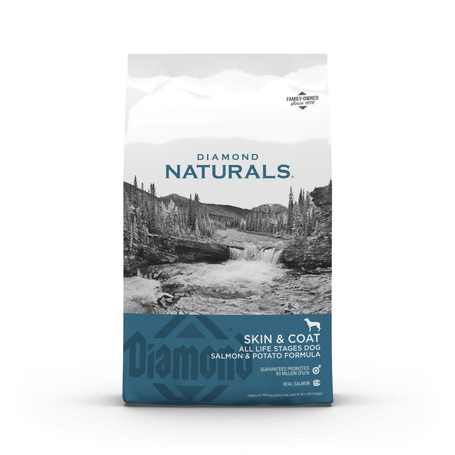 Diamond Naturals Dog - All Life Stages - Skin And Coat - Formula Rich In Salmon And Potato